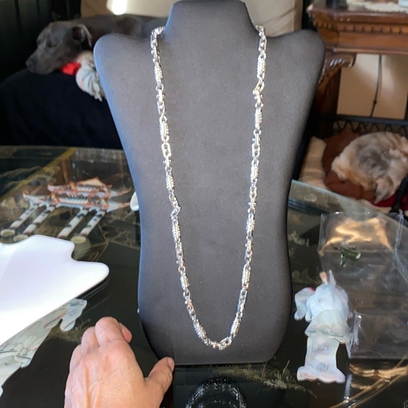 Other - Silver tone Prime necklace, heavy..